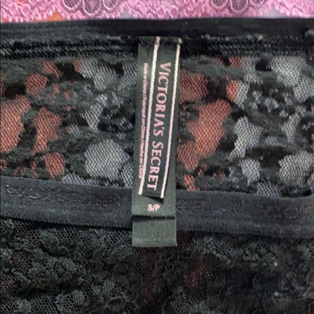 VS Sexy little things Black lingerie set SM - Picture 3 of 10